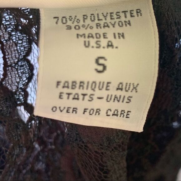 Vintage Express sheer lace pull on maxi skirt - Picture 4 of 6